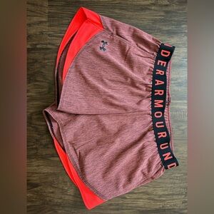 Under Armour Maroon Performance Shorts